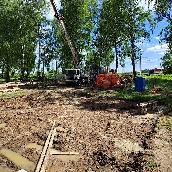 Цокольный фундамент 10×15 м