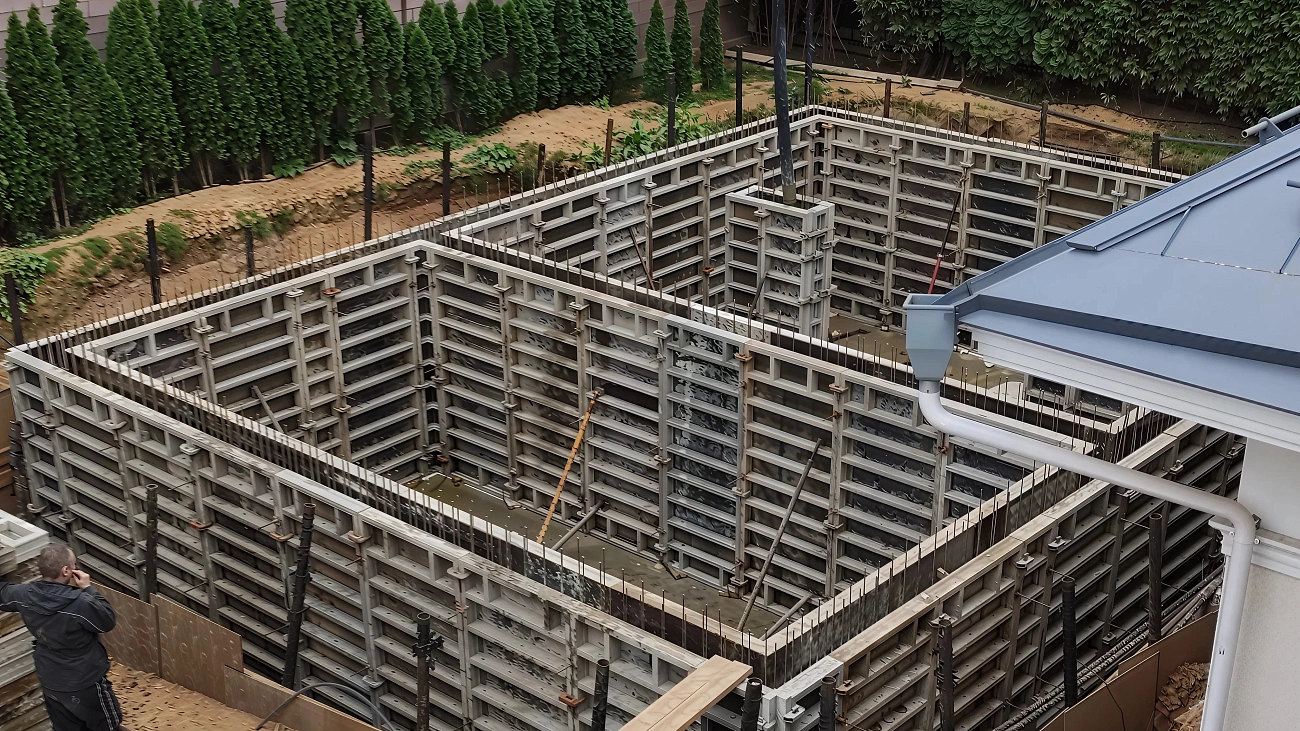 Цокольный фундамент 10×15 м